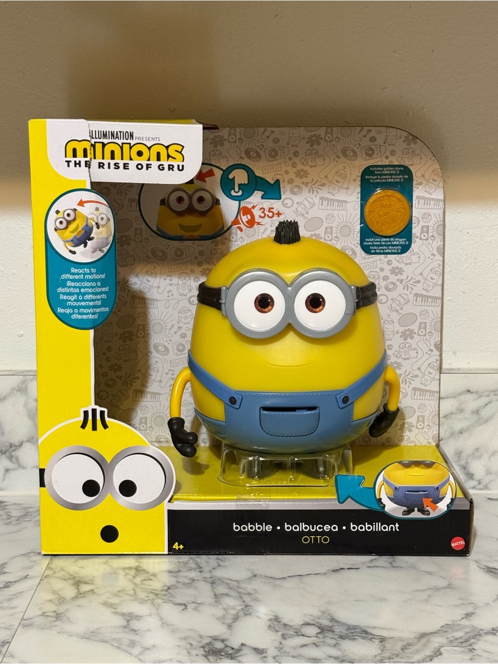 Minions Rise Of Gru Babble Otto interactive toy